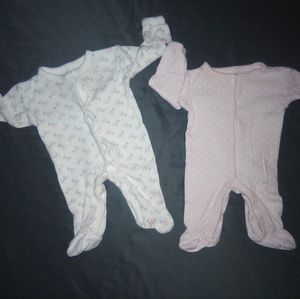 Preemie Girl Sleepers